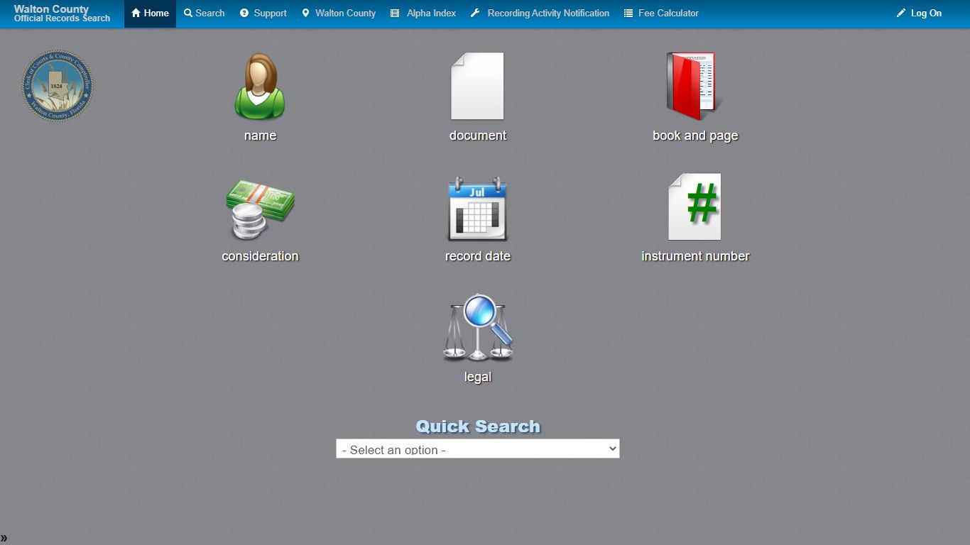 Walton County, Florida - Landmark Web Official Records Search